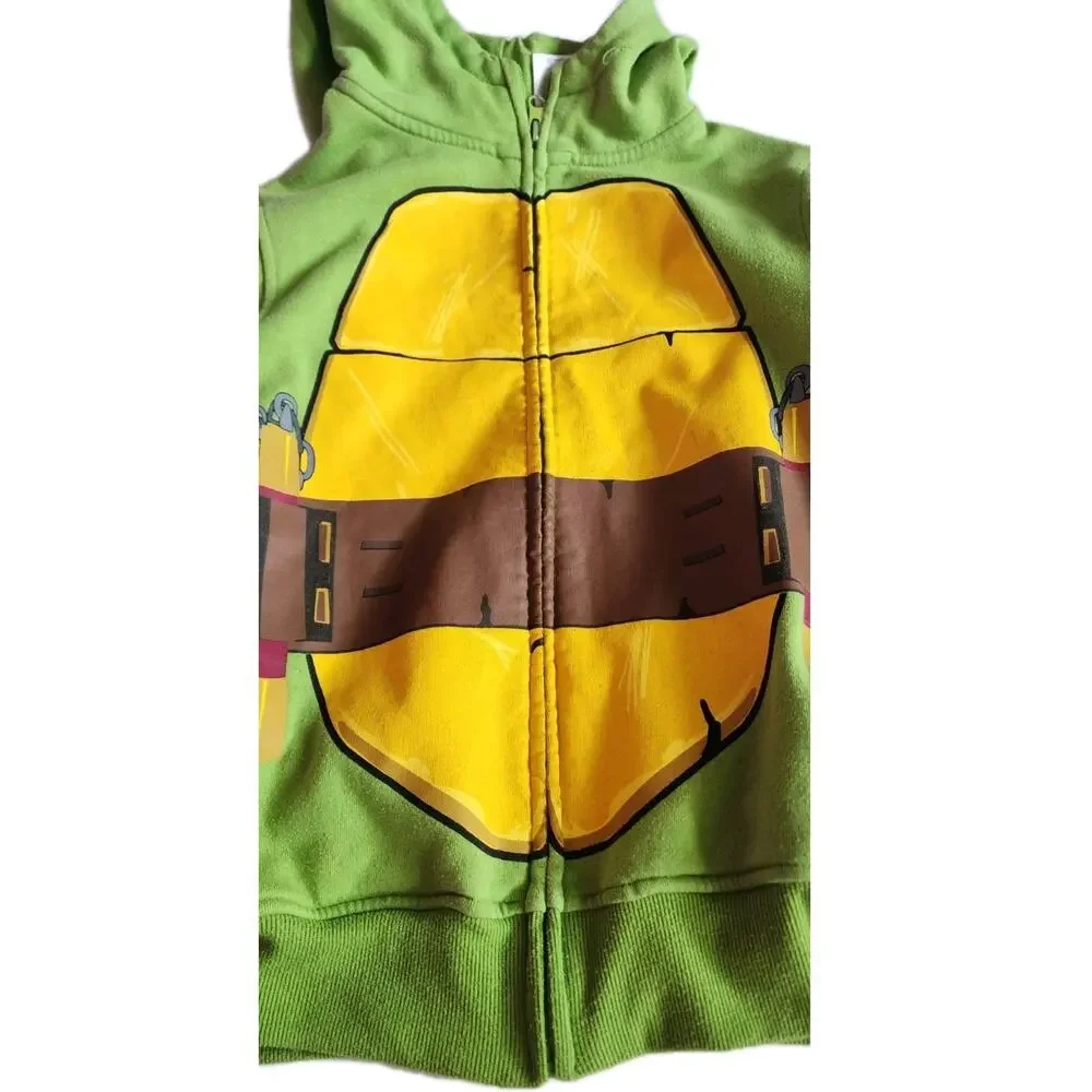 Teenage Mutant Ninja Turtles TMNT Hoodie Y8 zip Jacket Michelangelo cospaly